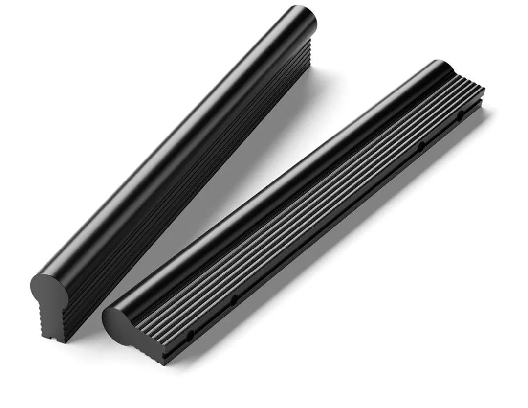 New 10 Pack 3 Inch & 5 Inch Hole Center Spacing i-Shaped Solid Kitchen Cabinet Handles, Matte Black Handles and Pulls for Bathroom Cabinets and Drawer