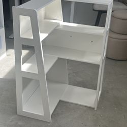 White Bookcase / Storage Shelf.  24”x24” 36” height 
