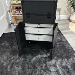 Makeup Or Nail Travel Case W Wheels