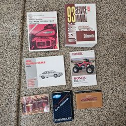 Automotive Service Manuals Harley Honda Ford Chevrolet 