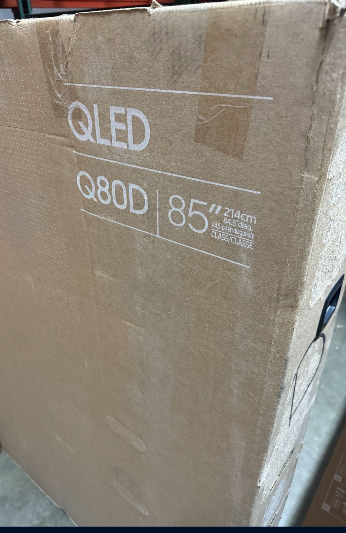 SAMSUNG 85-Inch QLED 4K Q80D Series Direct Full Array, Smart TV, Alexa Built-in, Motion Xcelerator, QN75Q80D, Quantum HDR+, w/Dolby Atmos, Object Trac