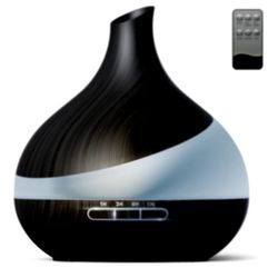 Essential Oil Diffuser – 500ML Large Capacity, Remote-Controlled – $15 (Brand New in Box)