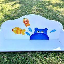 Kids Shelf White Wood Brand New !