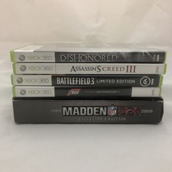 Xbox 360 Games Lot