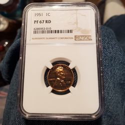 BPB2SX92 EXTREMELY RARE 1951 PROOF ONLY 57 THOUSAND MINTED