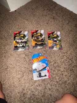 Hot wheel selling each one if you get all of them, you get a free box or you can just pay five extra dollars for the box