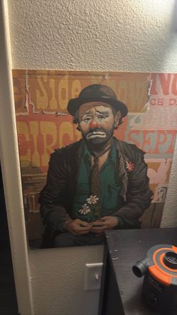 Sad Clown painting