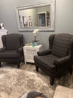 Wing Back Chairs (2)