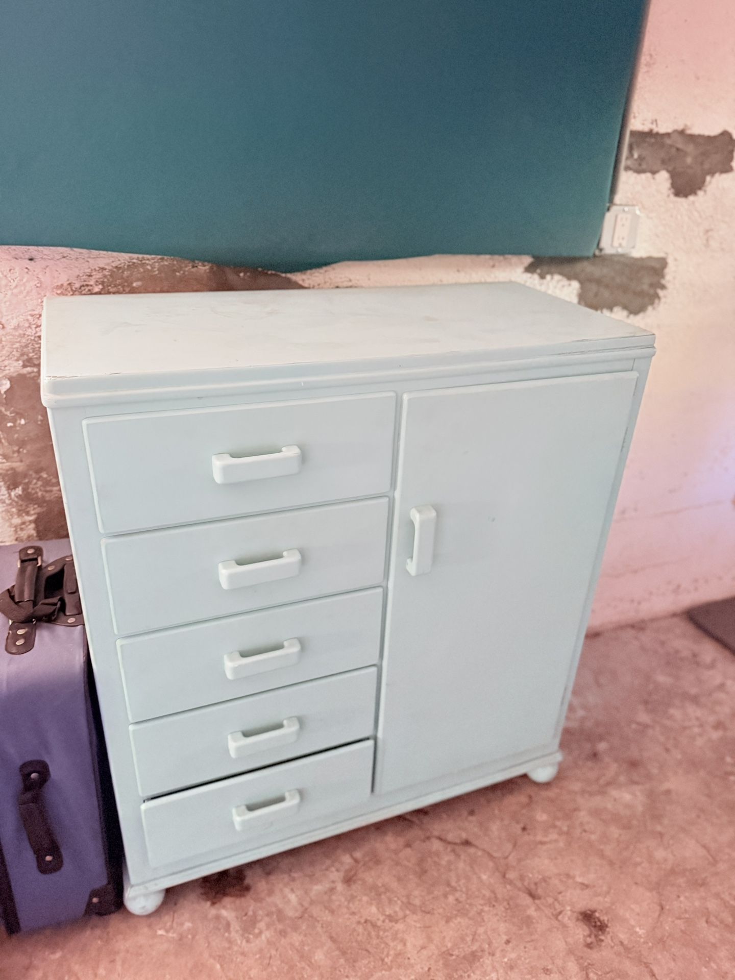 Blue / Teal Dresser