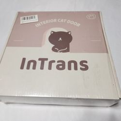 NEW SEALED INTRANS INTERIOR WHITE CAT DOOR