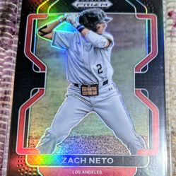 Zach Neto Rookie Card 2022 Panini Prizm #PDP13, NM-MT