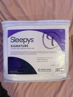 Sleepy’s Signature Silky Smooth Sheet Set