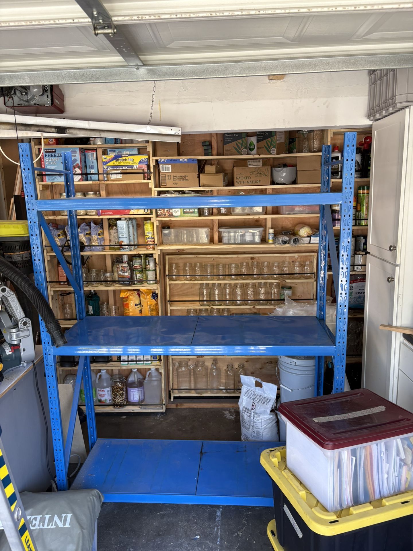 Blue Storage Rack