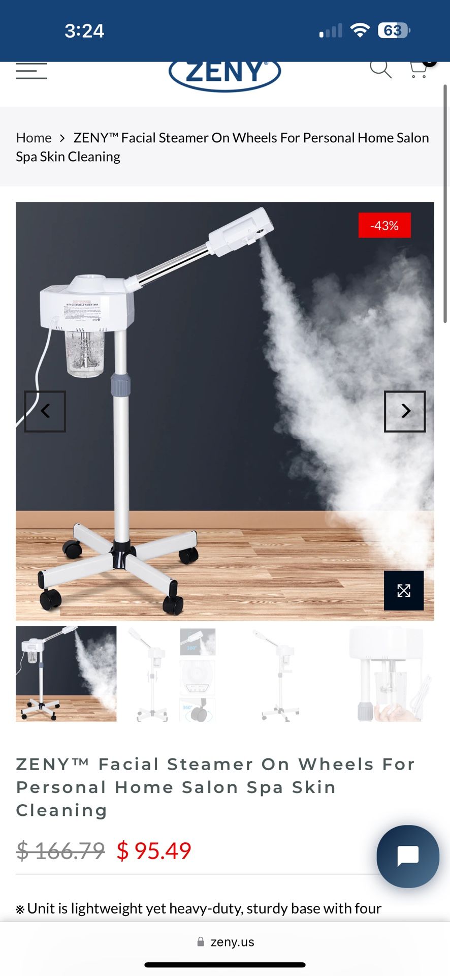 2 In 1 Steamer 