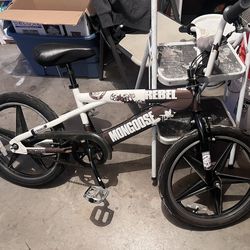 Mongoose Rebel kids BMX-style bike