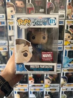 Funko Pop Mister Fantastic #571 Marvel Collector Corps Exclusive