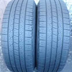 2- Goodyear Wrangler 235-65-16 C