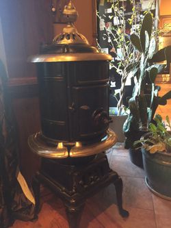 Antique ornate Pot Belly stove
