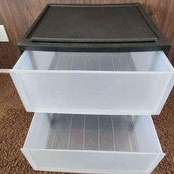 2 Extra Large Stacking Storage Drawers