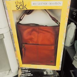 Cherry red leather purse