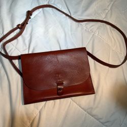 Lucky Brand Genuine Leather Slim Crossbody Bag