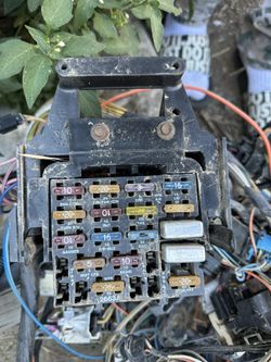 1989 Camaro TPI Interior Wiring Harness Fuse Box