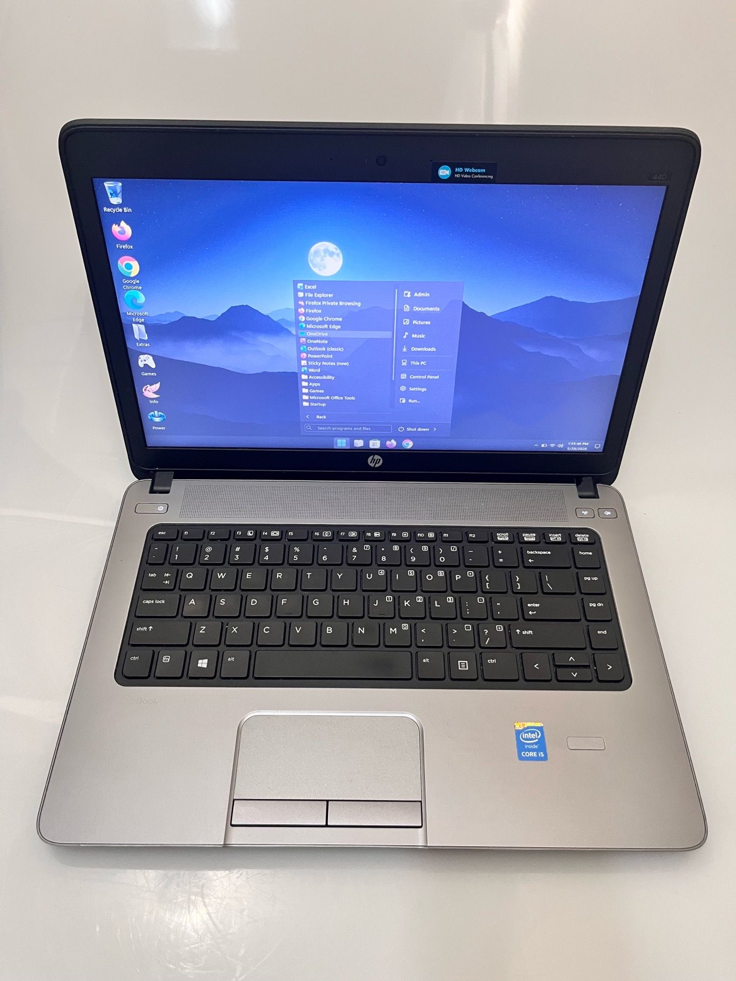 HP ProBook 440 14” Laptop Intel i5 500GB HDD 8GB RAM Windows 11 w/ Charger - $119