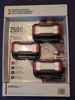 NEW Infinity X1 Work Lights – 2500 Lumens EACH – 3 Pack