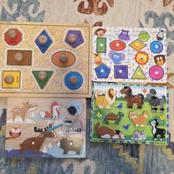 5 Toddler Puzzles 