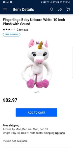 Fingerlings unicorn new