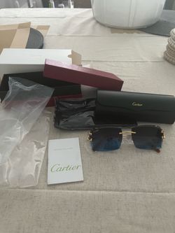 Cartier Glasses Blue