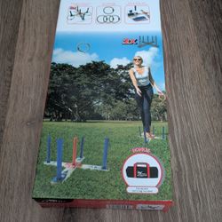 NEW Wooden Ring Toss Set