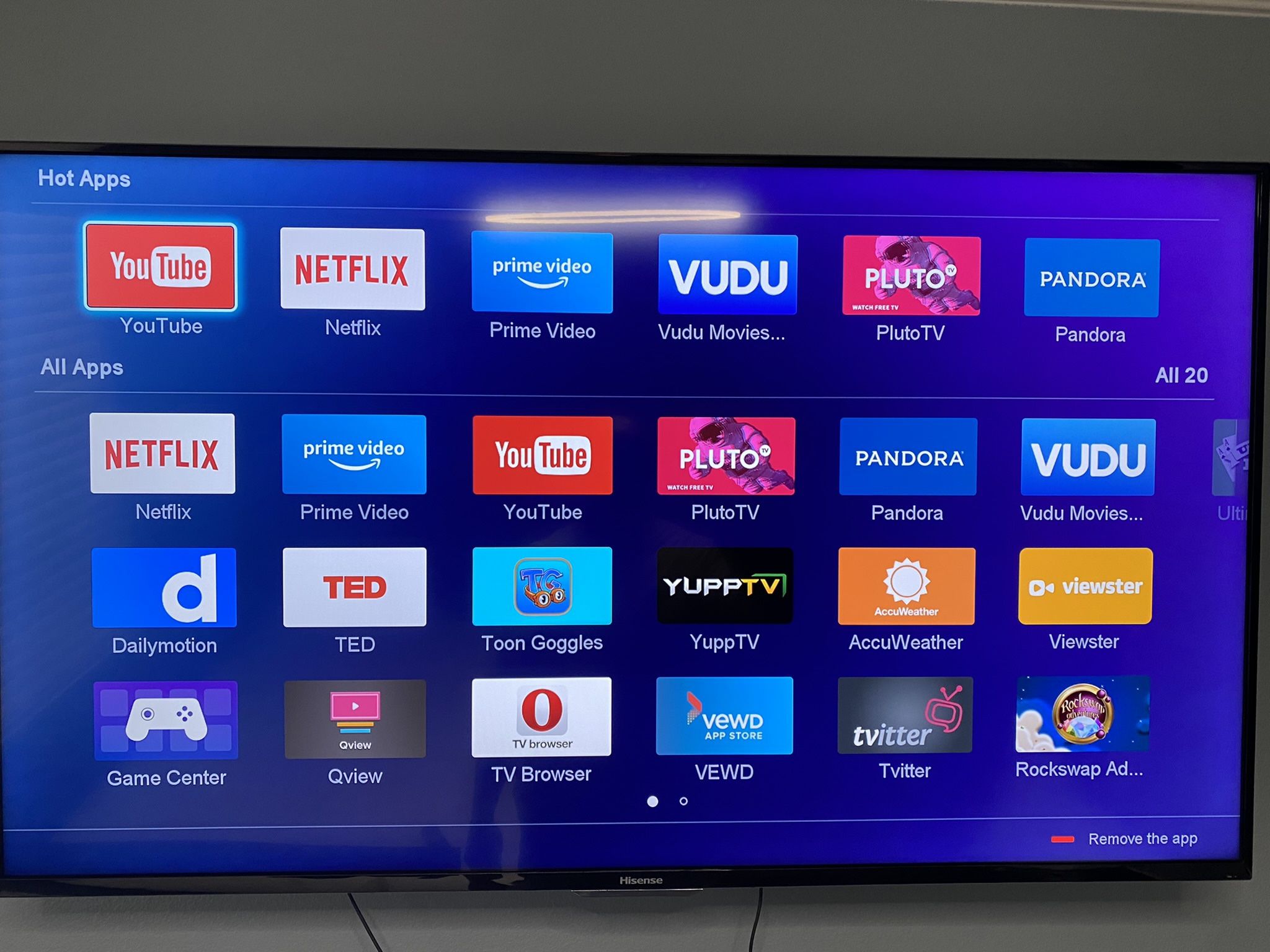 Hisense SMART TV 43 Inch - Excellent comdition - ONLY $150