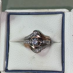 Engagement And Wedding Ring 