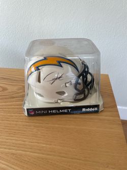 Autographed LaDainian Tomlinson mini helmet