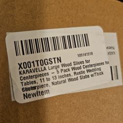 Wood Center Pieces  Party Decor