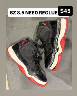 Jordan retro 11s Breds UNGLUED size 8.5