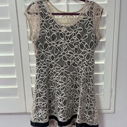 Lacy Short Dress--size L
