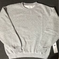 Alo Heather Grey Crewneck Size M $65 **READ DESCRIPTION**