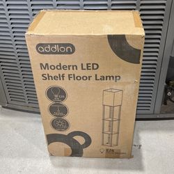 Light with shelves, brand new in box