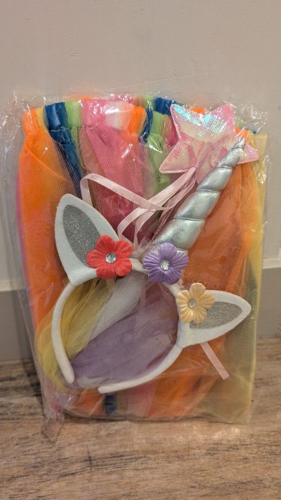Rainbow Unicorn Ballet Tulle Skirt Costume