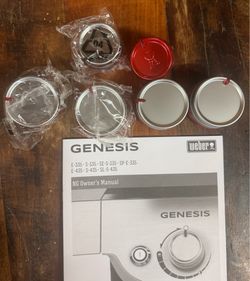 NEW! Weber Genesis BBQ Grill Knobs Grille