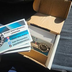 Manual Transmission Practices Cards 