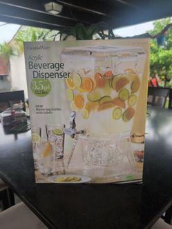 CreativeWare Acrylic Beverage Dispenser 3.5 Gallon