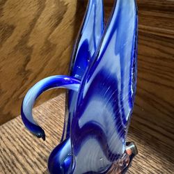 Vintage Hand Blown Swan