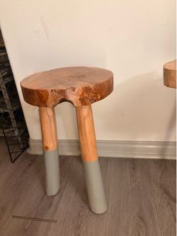 Wooden end table