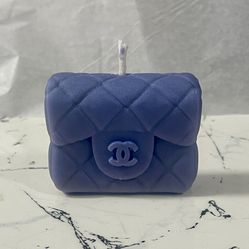 Violet  CC Luxury Designer Purse Candle | Scented Home Decor