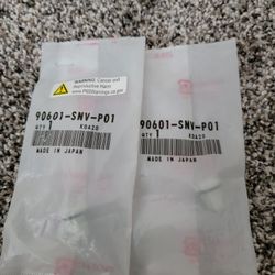 Honda/ Acura Rear License Plastic Plate Grommet Screws Insert