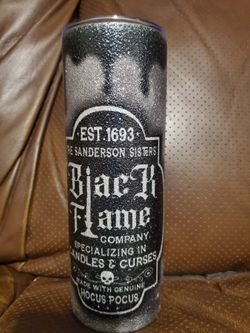 Brand New Black Flame Tumbler