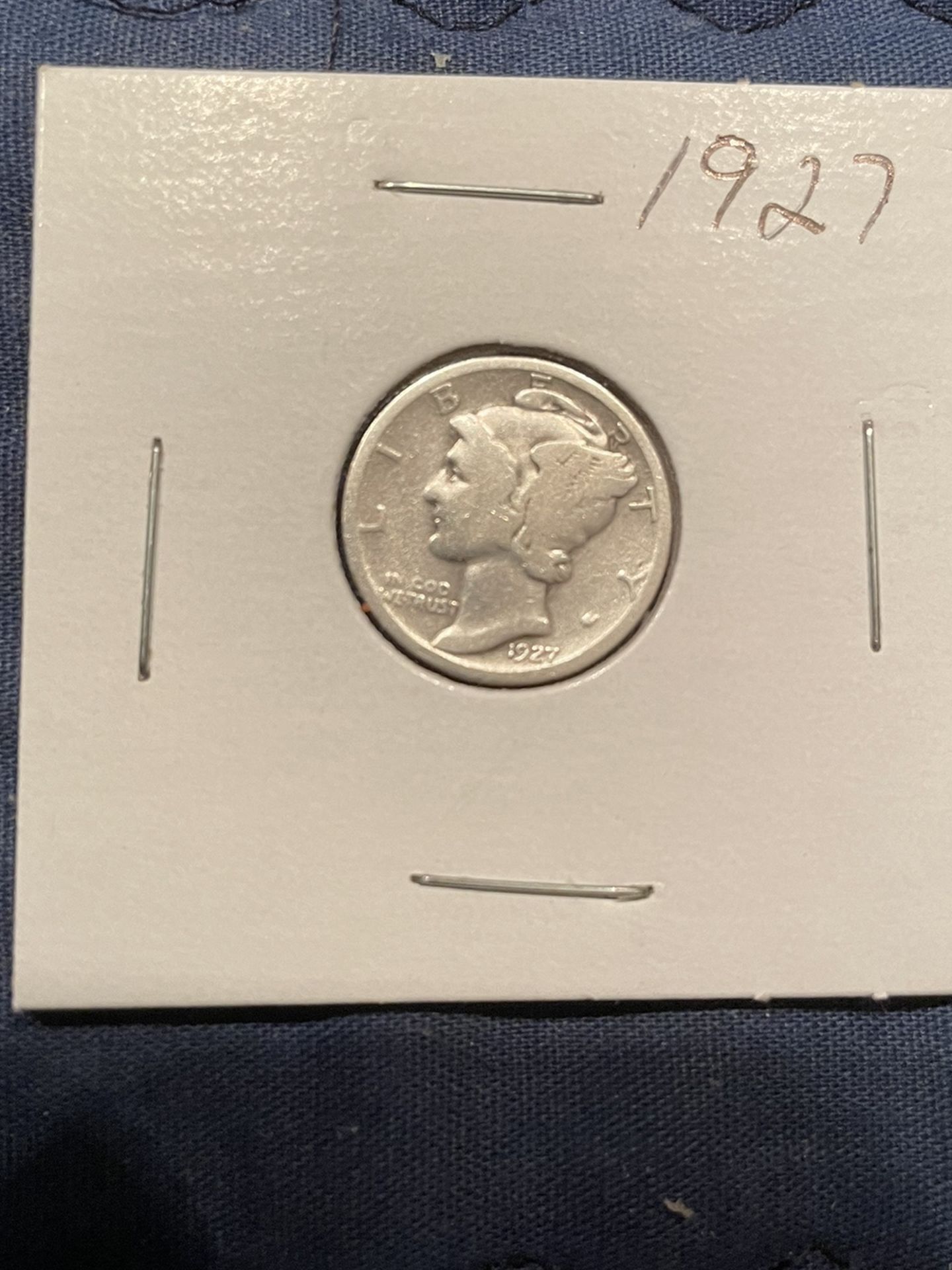 1927 Mercury Dime